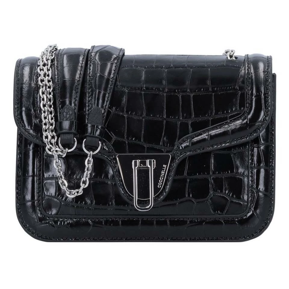 COCCINELLE Umhängetasche »Marvin Twist«, Leder Bark, Noir, Stone 1 COCCINELLE Umhängetasche »Marvin Twist«, Leder Bark, Noir, Stone