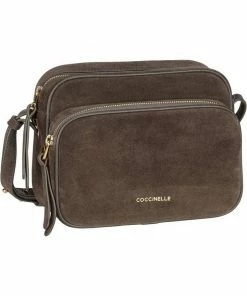 Günstiges Coccinelle Geschäft 11 COCCINELLE Umhängetasche »Lea Suede 1501«, Umhängetaschen Querformat Stone, Geranium, Bark