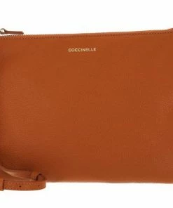 COCCINELLE Umhängetasche »Mini Bag« Caramel, Noir, Silver
