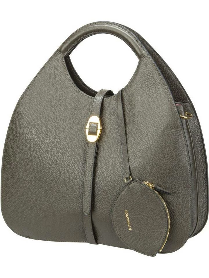 COCCINELLE Handtasche »Cosima 1801«, Henkeltasche Noir, Bark, Caramel 6 COCCINELLE Handtasche »Cosima 1801«, Henkeltasche Noir, Bark, Caramel – Bild 6