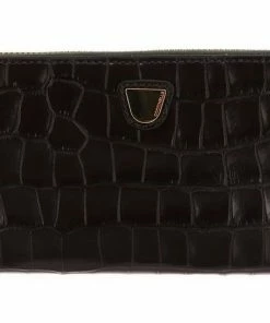COCCINELLE Geldbörse »Lucilla Croco Shiny Soft« Bark, Noir -Günstiges Coccinelle Geschäft 5d40378e 25ce 5d52 af83 eabbb42c23fc