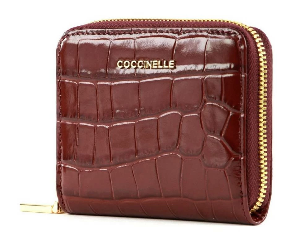 COCCINELLE Geldbörse »Metallic Soft«, Leder Noir, Marsala, Powder pink 6 COCCINELLE Geldbörse »Metallic Soft«, Leder Noir, Marsala, Powder pink – Bild 6