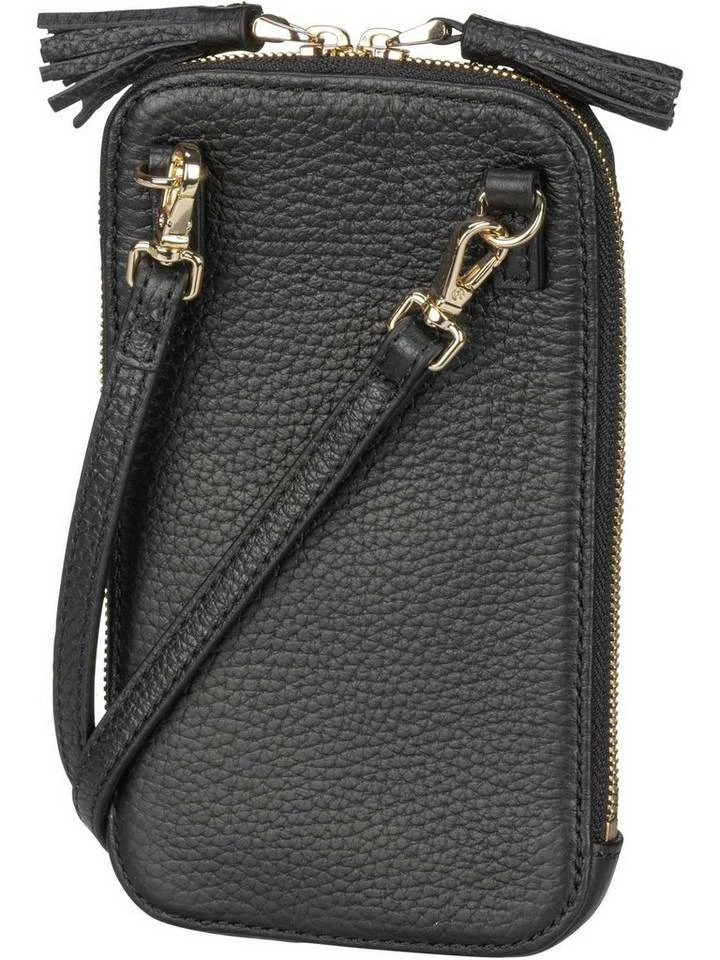 COCCINELLE Umhängetasche »Tassel 2705«, Handytasche Stone, Bark, Silk, Noir 2 COCCINELLE Umhängetasche »Tassel 2705«, Handytasche Stone, Bark, Silk, Noir – Bild 2