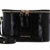 COCCINELLE Umhängetasche »Juliette Croco Shiny Soft« Almond, Noir, Shark Grey