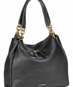 COCCINELLE Handtasche »Maelody 1101«, Beuteltasche / Hobo Bag Stone, Ink, Bark, Caramel -Günstiges Coccinelle Geschäft 6238c329 f491 5f6a 9568 67dd13f83708