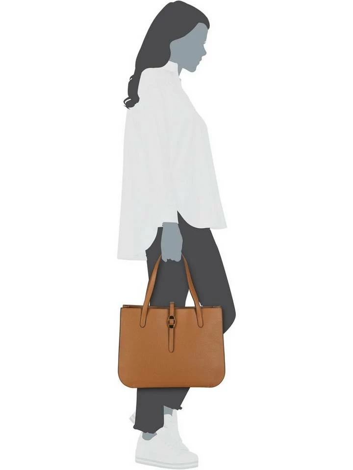 COCCINELLE Handtasche »Cosima 1102«, Shopper Bark, Caramel, Nero, Stone 6 COCCINELLE Handtasche »Cosima 1102«, Shopper Bark, Caramel, Nero, Stone – Bild 6