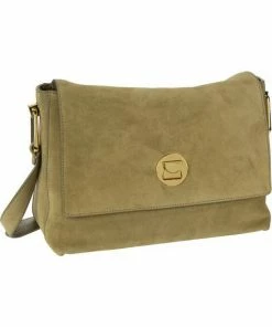 COCCINELLE Handtasche »Liya Suede 1205«, Schultertasche Moss Green, Warm Beige, Caramel #ft5_slash# Caramel, Pacific Blue #ft5_slash# Pacific Blue