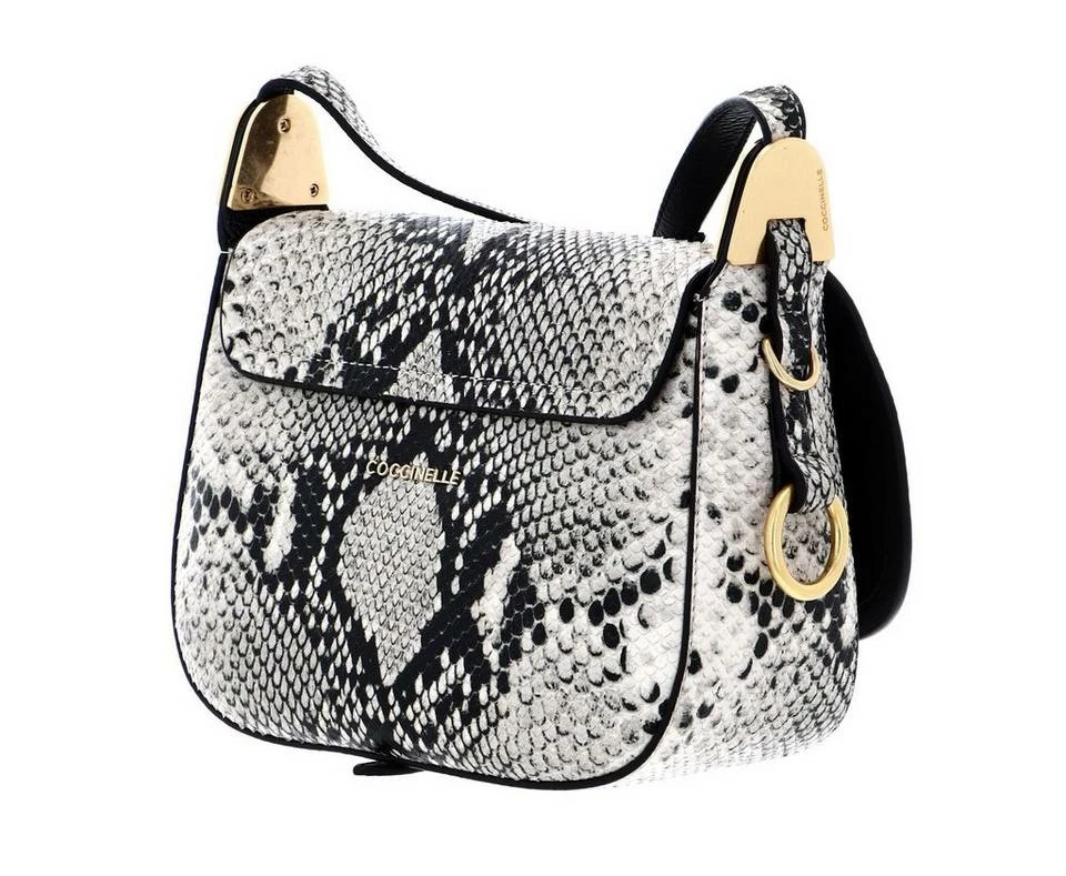 COCCINELLE Schultertasche »Fauve Python« Lambskin White, Caramel 4 COCCINELLE Schultertasche »Fauve Python« Lambskin White, Caramel – Bild 4