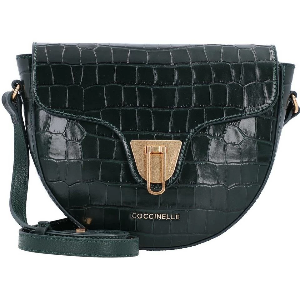 COCCINELLE Umhängetasche »Beat Croco«, Leder Noir, Mallard green, Deep Violet 1 COCCINELLE Umhängetasche »Beat Croco«, Leder Noir, Mallard green, Deep Violet