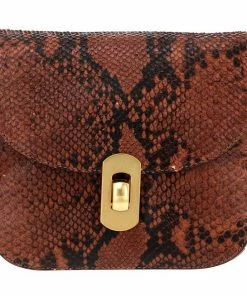 COCCINELLE Schultertasche »Zaniah Python« Dolphin, Tan