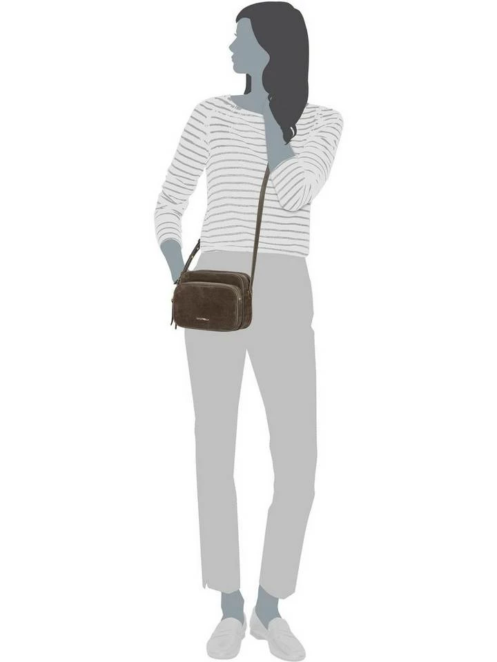 COCCINELLE Umhängetasche »Lea Suede 1501«, Umhängetaschen Querformat Stone, Geranium, Bark 5 COCCINELLE Umhängetasche »Lea Suede 1501«, Umhängetaschen Querformat Stone, Geranium, Bark – Bild 5