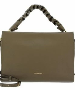 COCCINELLE Schultertasche »Boheme Grana Double« Lambskin White #ft5_slash# Powder Pink, Nero#ft5_slash#Caramel, Warm beige#ft5_slash#noir, Shark Grey #ft5_slash# Cinnamon