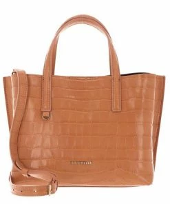 COCCINELLE Handtasche »Matinee Croco Shiny Soft« Shark Grey, Noir, Almond