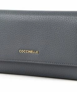 COCCINELLE Geldbörse »Metallic Soft« Ash Grey, Moss Green, Warm Beige, Noir -Günstiges Coccinelle Geschäft 6e18bc8e f12d 5f4e a0b6 36c79273df0c