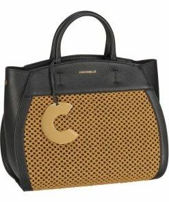 COCCINELLE Handtasche »Concrete Paglia Rete 1801«, Henkeltasche