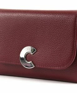 COCCINELLE Geldbörse »Craquante« Fume, Grape, Noir