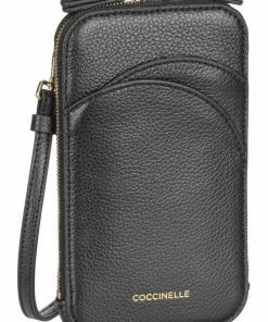 COCCINELLE Umhängetasche »Arc 6301«, Handytasche Cinnamon, Shark grey, Noir, New pink