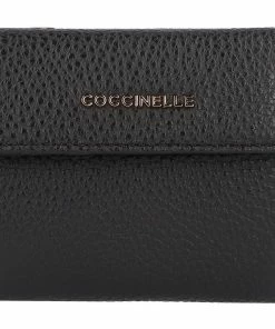 COCCINELLE Geldbörse »Metallic Soft« Noir, Caramel -Günstiges Coccinelle Geschäft 72337045 adcf 5c99 b808 8fd5ebbeca79