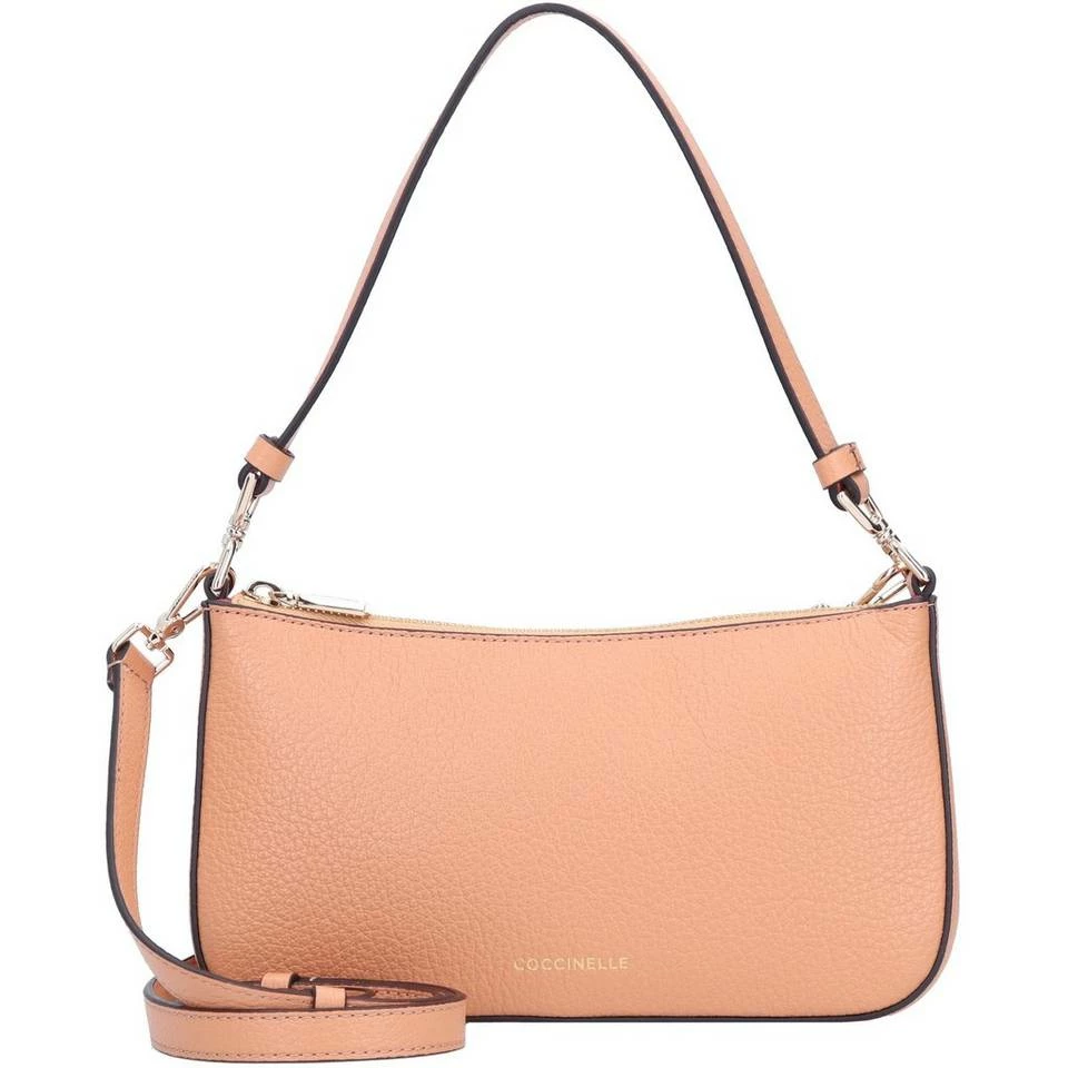 COCCINELLE Schultertasche »Bonheur«, Leder Almond, Noir, New pink, Cinnamon 7 COCCINELLE Schultertasche »Bonheur«, Leder Almond, Noir, New pink, Cinnamon – Bild 7
