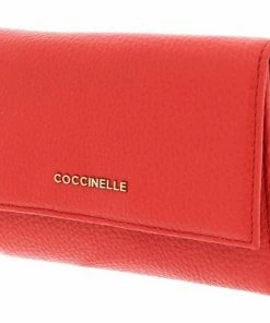 COCCINELLE Geldbörse »Metallic Soft« Coral Red, Mauve, Pacific Blue, Powder Pink -Günstiges Coccinelle Geschäft 7856810d 8888 567a 9502 e3b467ba1668