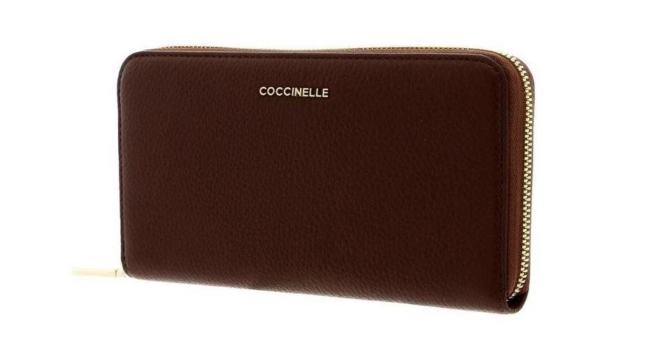 COCCINELLE Geldbörse »Metallic Soft«, Leder Moka, Noir, Marsala, Deep Violet 12 COCCINELLE Geldbörse »Metallic Soft«, Leder Moka, Noir, Marsala, Deep Violet – Bild 12