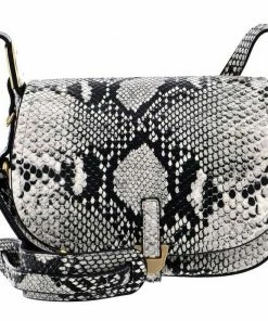 COCCINELLE Schultertasche »Fauve Python« Lambskin White, Caramel