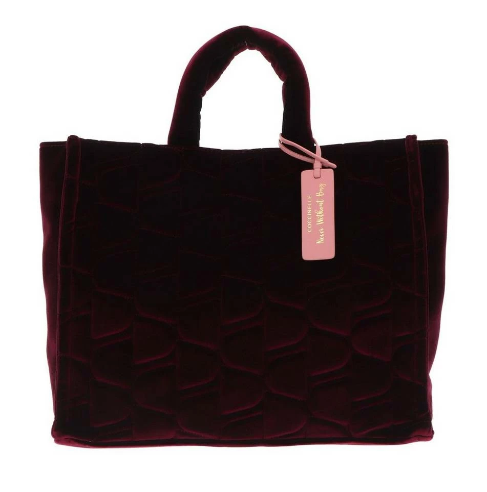 COCCINELLE Handtasche »Velvet« Marsala, Noir, Shark Grey, Moss Green 7 COCCINELLE Handtasche »Velvet« Marsala, Noir, Shark Grey, Moss Green – Bild 7