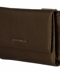 COCCINELLE Geldbörse »Metallic Soft« Brass, Sun, Denim, Peach