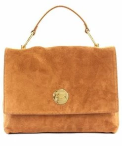 Günstiges Coccinelle Geschäft 36 COCCINELLE Handtasche »Liya Suede« Glass, Noir, Evergreen, Caramel