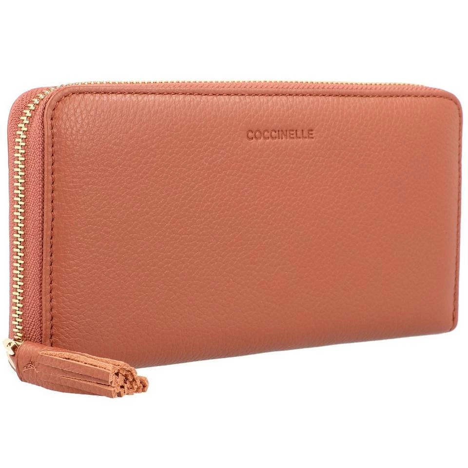 COCCINELLE Geldbörse »Tassel«, Leder Shark grey, Almond, Cinnamon, Noir 2 COCCINELLE Geldbörse »Tassel«, Leder Shark grey, Almond, Cinnamon, Noir – Bild 2