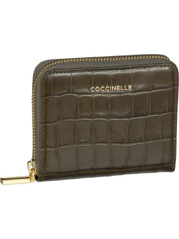 COCCINELLE Geldbörse »Metallic Soft Croco 11A2« Bark, Geranium 1 COCCINELLE Geldbörse »Metallic Soft Croco 11A2« Bark, Geranium