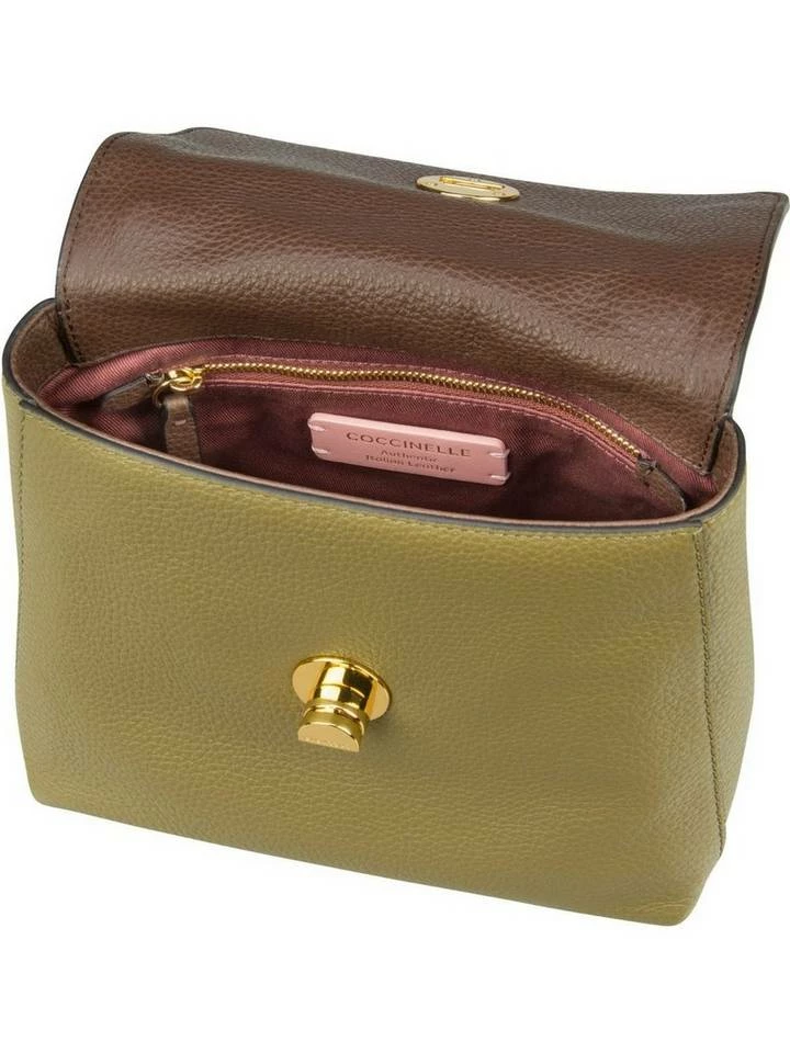 COCCINELLE Handtasche »Liya 5201«, Henkeltasche Nero, Moss Green#ft5_slash#Chocolate 3 COCCINELLE Handtasche »Liya 5201«, Henkeltasche Nero, Moss Green#ft5_slash#Chocolate – Bild 3