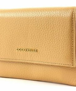 COCCINELLE Geldbörse »Metallic Soft« Noir, Glass, Evergreen, Blossom