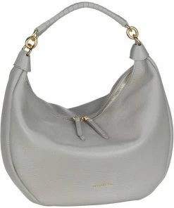 COCCINELLE Handtasche »Maelody 1301«, Beuteltasche / Hobo Bag Stone, Bark, Nero, Caramel