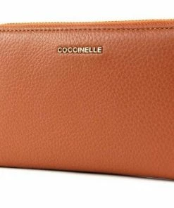 COCCINELLE Geldbörse »Metallic Soft« Sun, Pivoine, Polish red, Bouganville