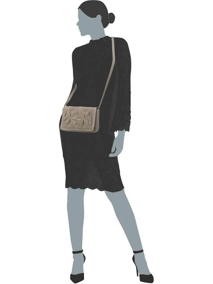 COCCINELLE Umhängetasche »Marquise Goodie Suede 1202«, Umhängetaschen Querformat New Pink, New Taupe, Noir 6 COCCINELLE Umhängetasche »Marquise Goodie Suede 1202«, Umhängetaschen Querformat New Pink, New Taupe, Noir – Bild 6