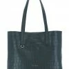 COCCINELLE Schultertasche »Matinee Croco Shiny Soft« Shark Grey, Cinnamon, Noir
