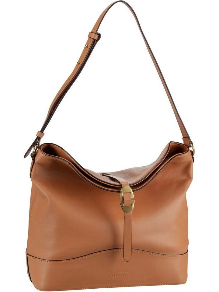 COCCINELLE Handtasche »Josephine Smooth 1301«, Beuteltasche / Hobo Bag Chestnut, Nero 1 COCCINELLE Handtasche »Josephine Smooth 1301«, Beuteltasche / Hobo Bag Chestnut, Nero