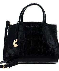 COCCINELLE Handtasche »Concrete Croco Maxi« Mallard Green, Noir