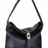 COCCINELLE Handtasche »Josephine 1301«, Beuteltasche / Hobo Bag Almond, Noir, Cinnamon, Bark