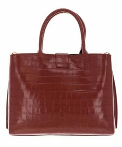 COCCINELLE Handtasche »Alba Croco Shiny Soft« Almond, Cinnamon, Noir, Shark Grey -Günstiges Coccinelle Geschäft 915925b8 4529 59aa 8444 dbfc1a0fb3d5