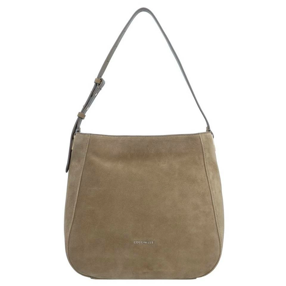COCCINELLE Handtasche »Lea Suede 1301«, Beuteltasche / Hobo Bag Noir, Moss green, Shark Grey, Powder Pink 7 COCCINELLE Handtasche »Lea Suede 1301«, Beuteltasche / Hobo Bag Noir, Moss green, Shark Grey, Powder Pink – Bild 7