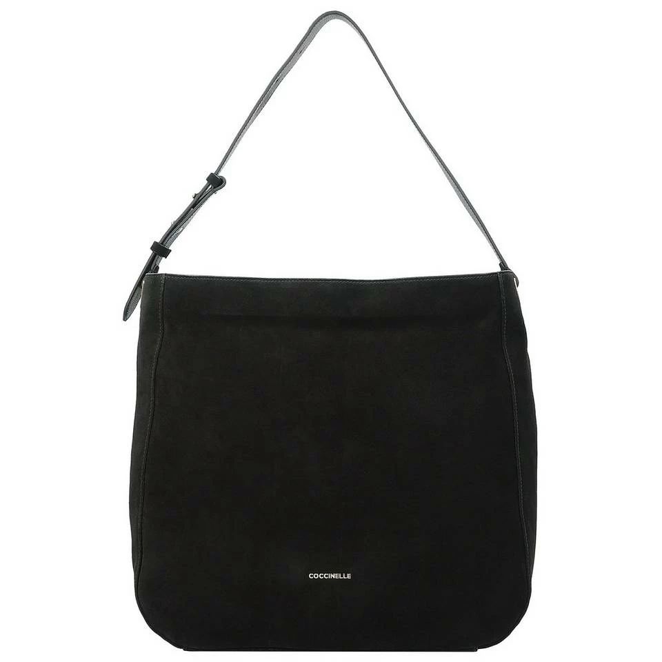 COCCINELLE Schultertasche »Lea«, Leder Noir, New taupe 1 COCCINELLE Schultertasche »Lea«, Leder Noir, New taupe