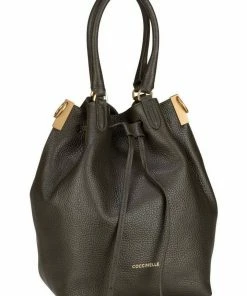 COCCINELLE Handtasche »Gabrielle 1802«, Bucket Bag Noir, Reef