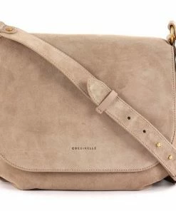 COCCINELLE Schultertasche »Alpha Suede« Mars Dust, Taupe, Noir, Cosmic Lilac -Günstiges Coccinelle Geschäft 93e62438 3461 5e10 b10a 0adab7a425be
