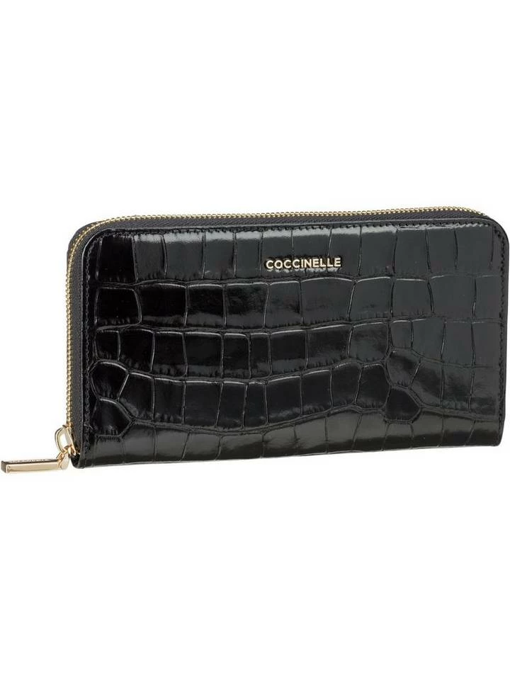 COCCINELLE Kellnerbörse »Metallic 1104 Croco Shiny Soft« Nero, Powder pink, Marsala, Bark 1 COCCINELLE Kellnerbörse »Metallic 1104 Croco Shiny Soft« Nero, Powder pink, Marsala, Bark