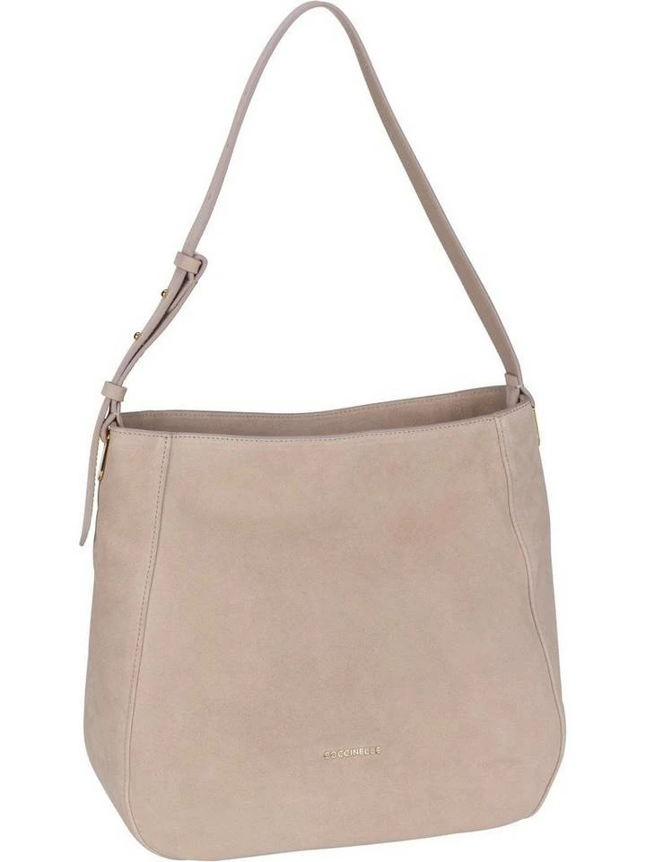 COCCINELLE Handtasche »Lea Suede 1301«, Beuteltasche / Hobo Bag Noir, Moss green, Shark Grey, Powder Pink 5 COCCINELLE Handtasche »Lea Suede 1301«, Beuteltasche / Hobo Bag Noir, Moss green, Shark Grey, Powder Pink – Bild 5