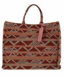 COCCINELLE Handtasche »Jacquard« Multicolor Marsala, Multicolor Shark Grey, Multicolor Cinnamon