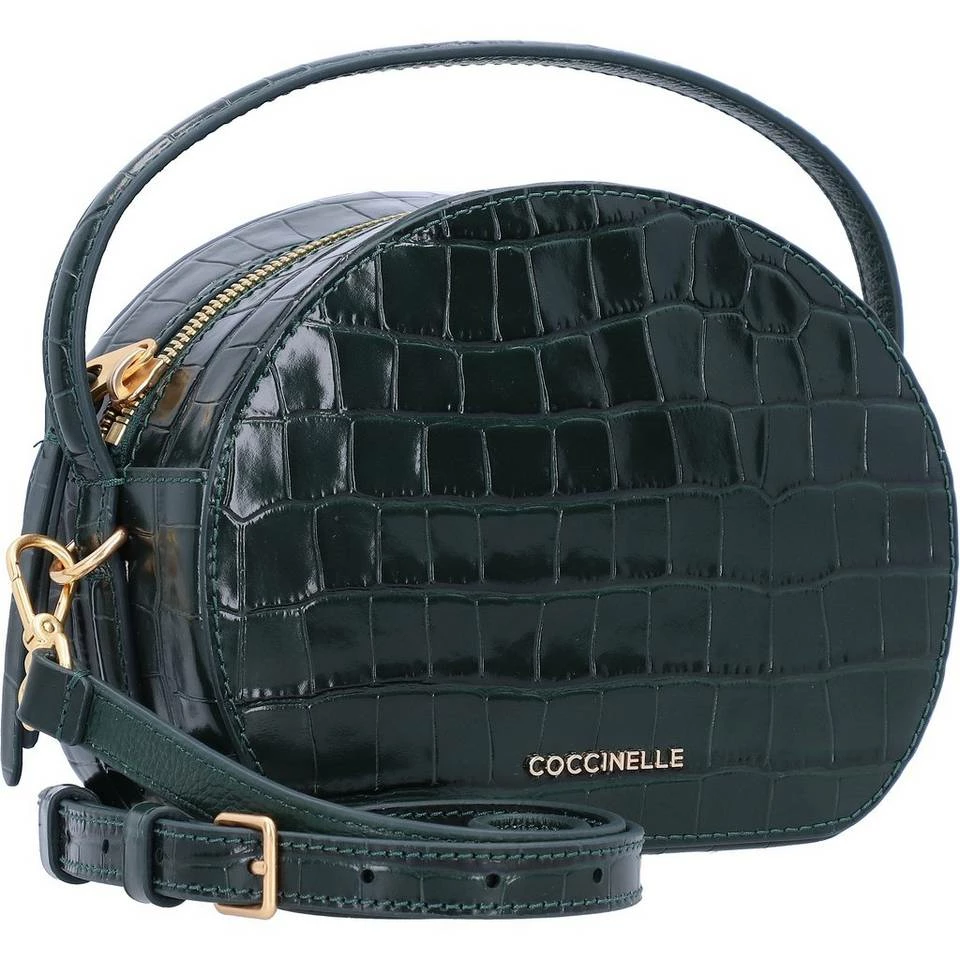 COCCINELLE Henkeltasche, Leder Mallard green, Noir 2 COCCINELLE Henkeltasche, Leder Mallard green, Noir – Bild 2