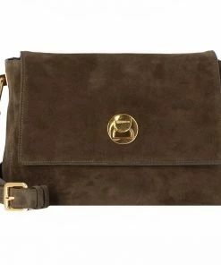 COCCINELLE Umhängetasche »Liya Suide«, Leder Bark#ft5_slash#bark, Stone#ft5_slash#stone